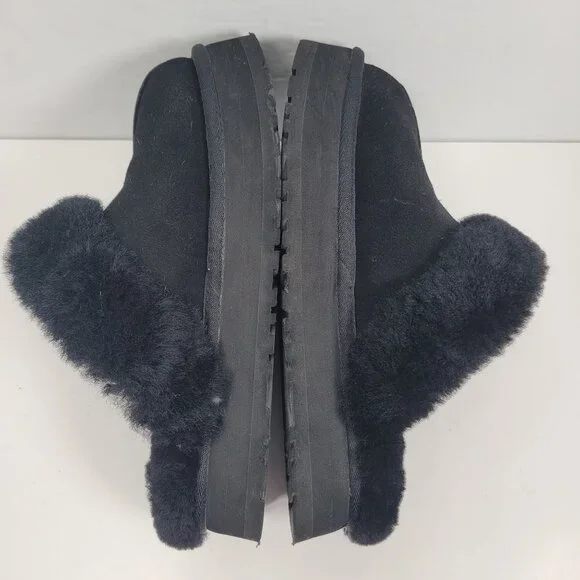 UGG Disquette Women's Black Slip on Slipper S/N 1122550 US Size 7 - Picture 6 of 8